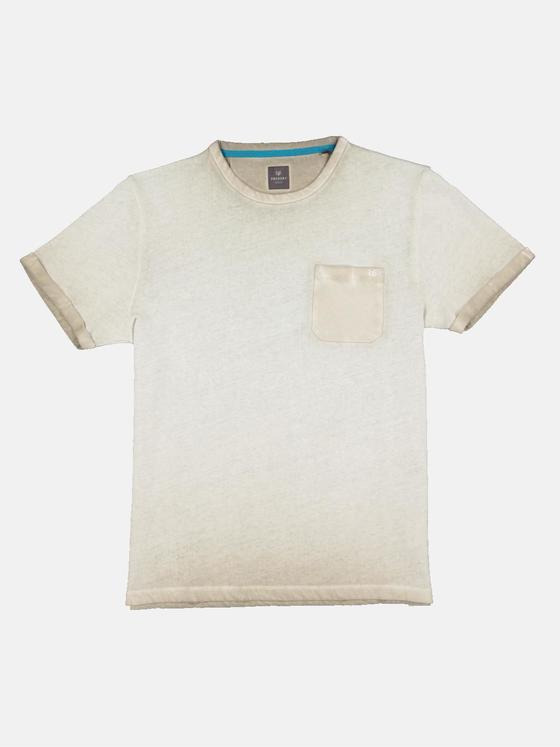 ENGBERS GERMANY Herren T-Shirt Rundhals Beige 33104