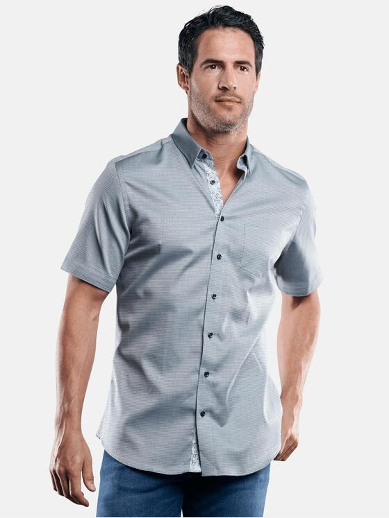 engbers Herren 100% bügelfreies Hemd Saphirblau 29455