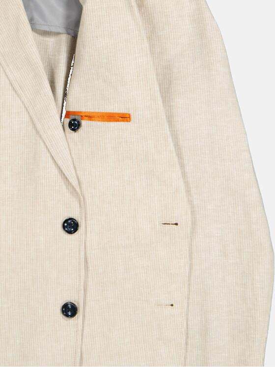emilio adani Herren Anzug-Sakko slim fit Beige 36961