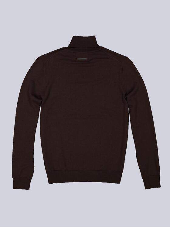 emilio adani Herren Pullover mit Rollkragen Rot 35732