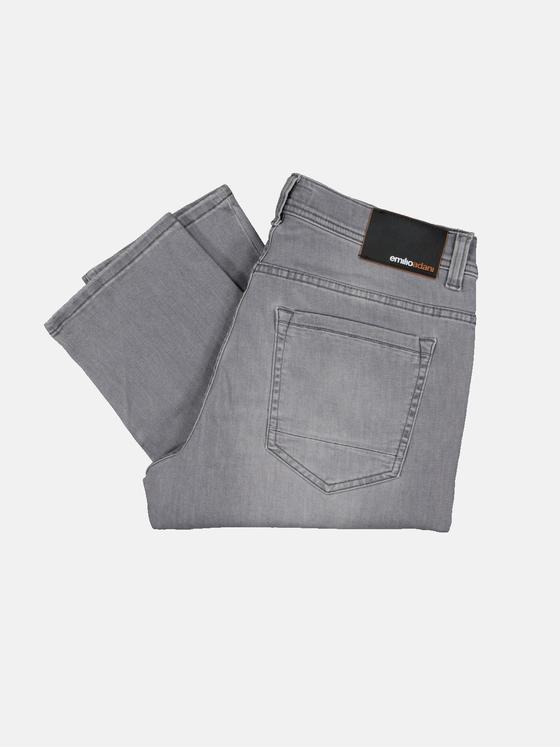 emilio adani Herren Super-Stretch-Denim mit nachhaltiger Baumwolle Grau 33513