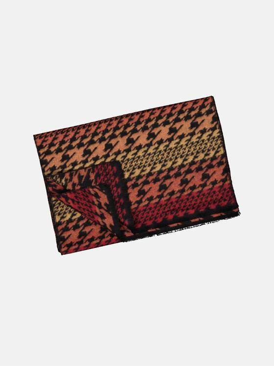 engbers Herren Schal gemustert Rostorange 33890