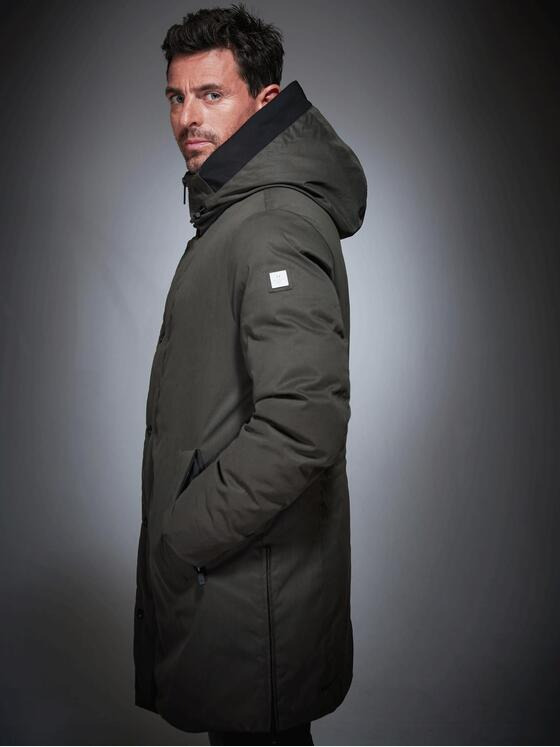 ENGBERS GERMANY Herren Parka mit Soronafüllung Grün 35422