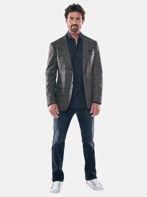 ENGBERS GERMANY Herren Kombistarkes Sakko Anthrazit 30625