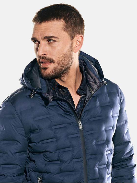 emilio adani Herren Jacke in neuer Steppoptik Blau 31860