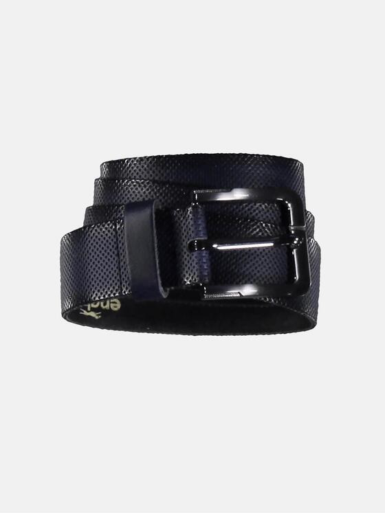 engbers Herren Ledergürtel Saphirblau 29533