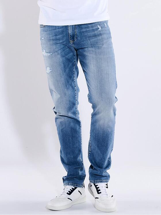 emilio adani Herren Super-Stretch-Jeans slim fit Blau 36253