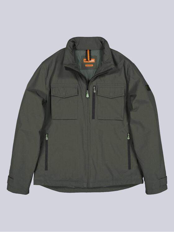 emilio adani Herren Jacke mit Funktionsdetails Grün 39086