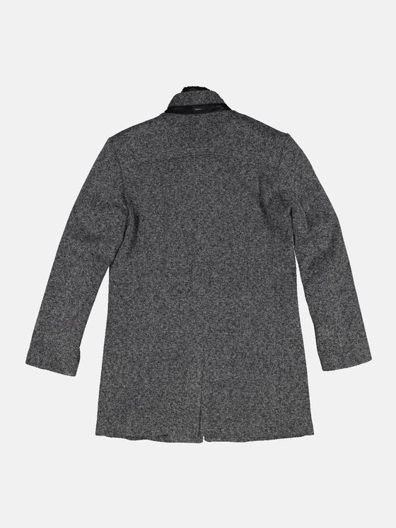 engbers Herren Mantel mit heraustrennbarem Inlet Kieselgrau 33592