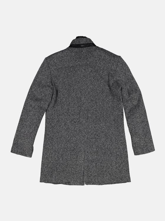 engbers Herren Mantel mit heraustrennbarem Inlet Kieselgrau 33592