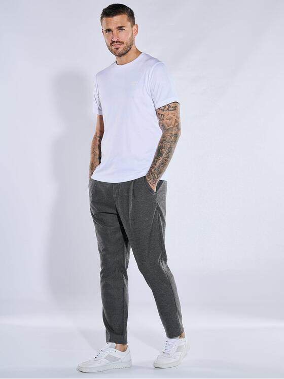 emilio adani Herren Anzughose Casual Grau 37657