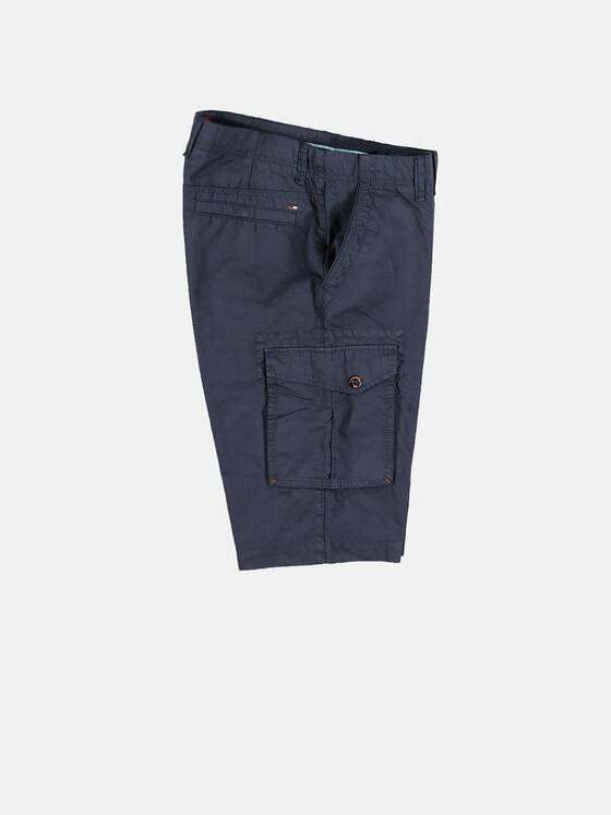 emilio adani Herren Modische Bermuda mit sportiven Details Blau 29851