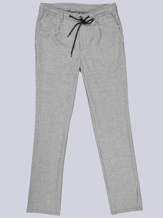 emilio adani Herren Chino mit Tunnelzug Silbergrau 39339