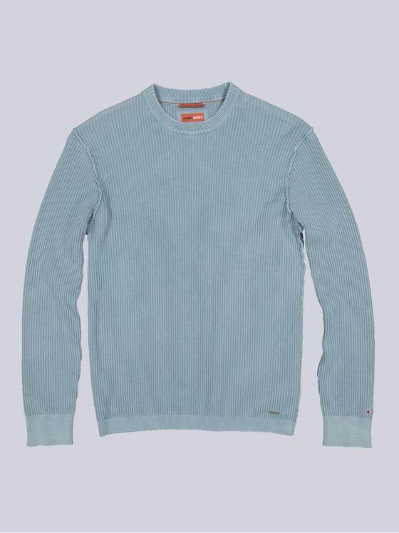 emilio adani Herren Pullover regular Blau 35412