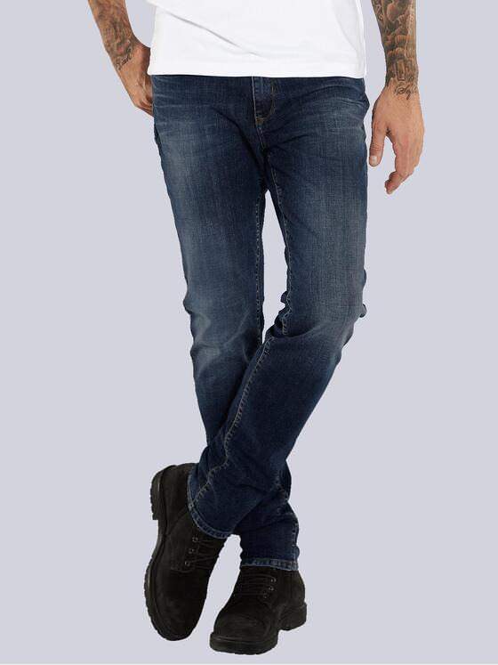 emilio adani Herren Super-Stretch-Jeans slim fit Blau 35497