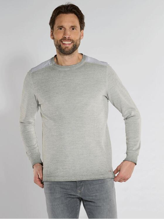 engbers Herren Langarm-Shirt strukturiert Grau 36358