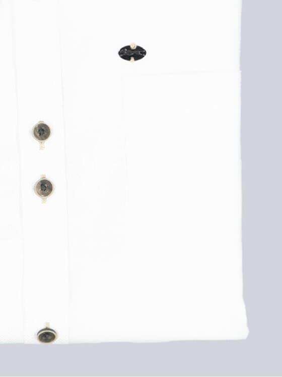 engbers Herren Kurzarm-Hemd uni Reinweiss 38771