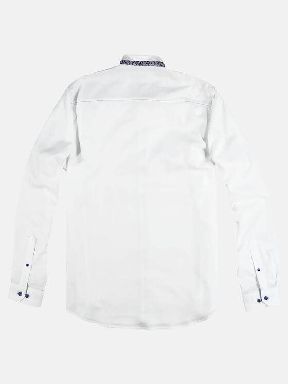 engbers Herren Hemd uni Reinweiss 28957