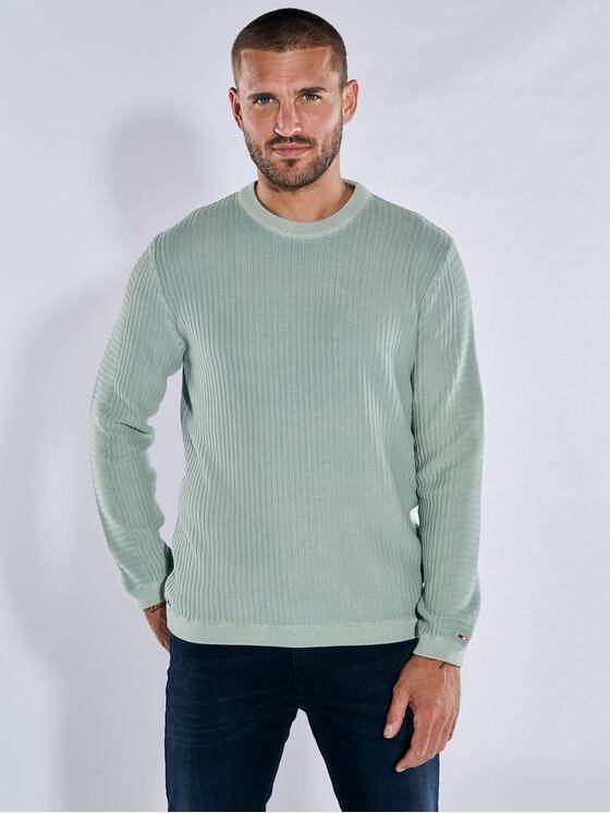 emilio adani Herren Pullover strukturiert Türkis 38132