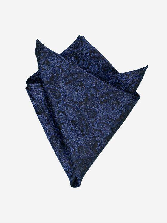 engbers Herren Einstecktuch gemustert Saphirblau 37835