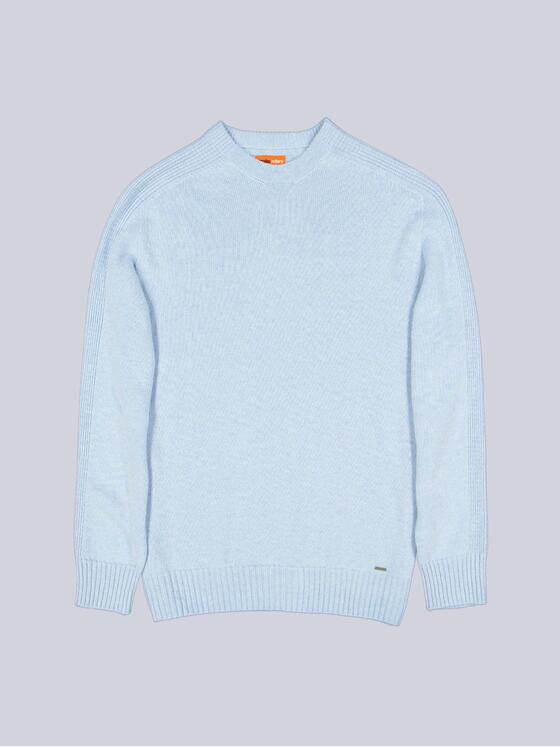 emilio adani Herren Strickpullover strukturiert Hellblau 39696