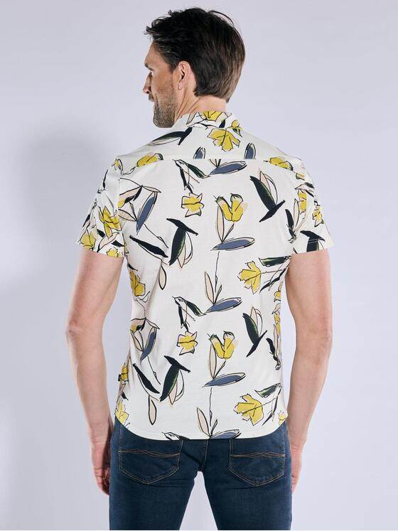 engbers Herren Kurzarm-Hemd aus Jersey Beige 38573