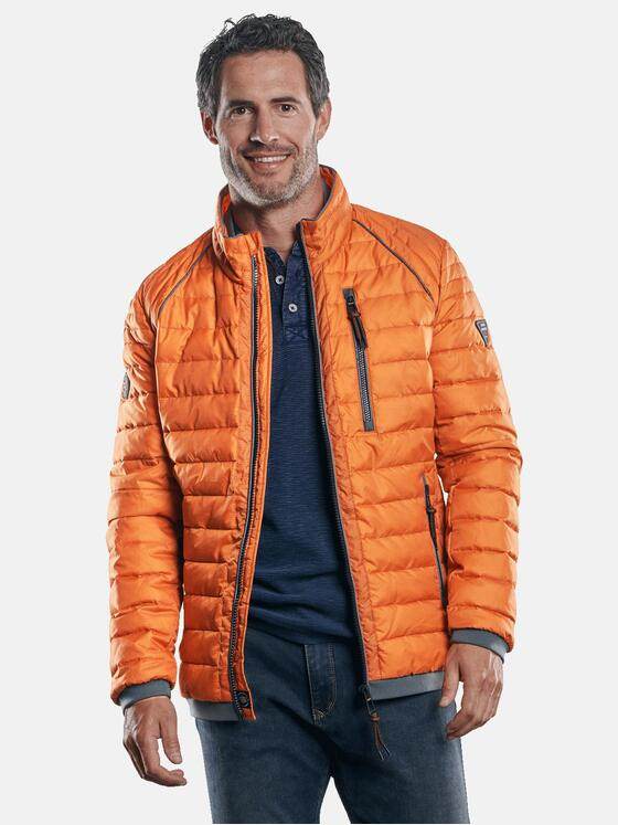 engbers Herren Auffällige Steppjacke Blutorange 30166