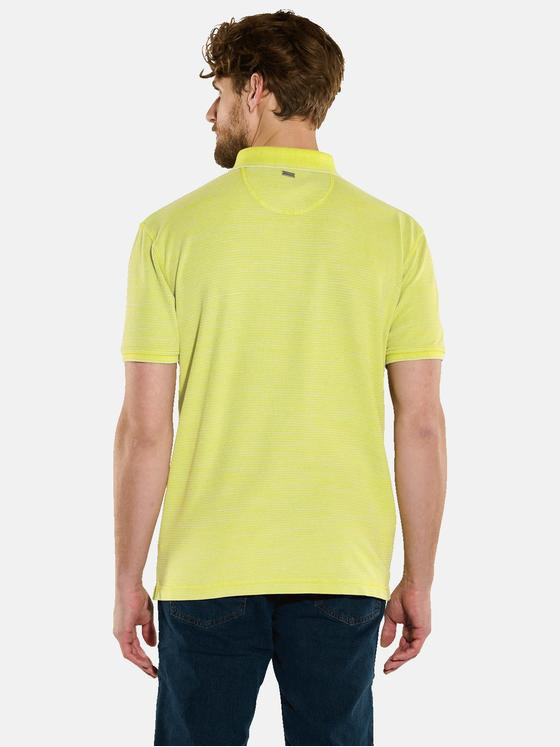 engbers Herren Polo-Shirt gemustert Safrangelb 36186