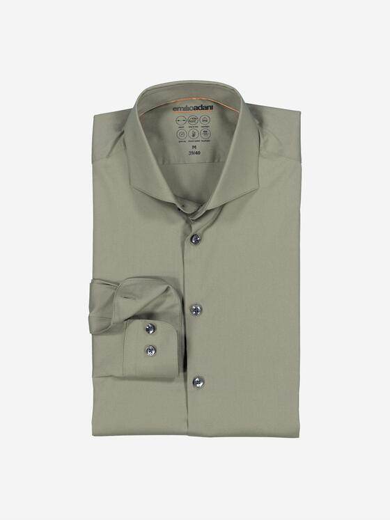 emilio adani Herren Performance Hemd "My Favorite" Grün 38002