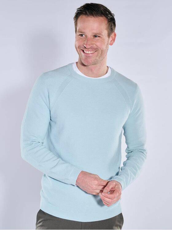 engbers Herren Pullover Rundhals Hellblau 40153