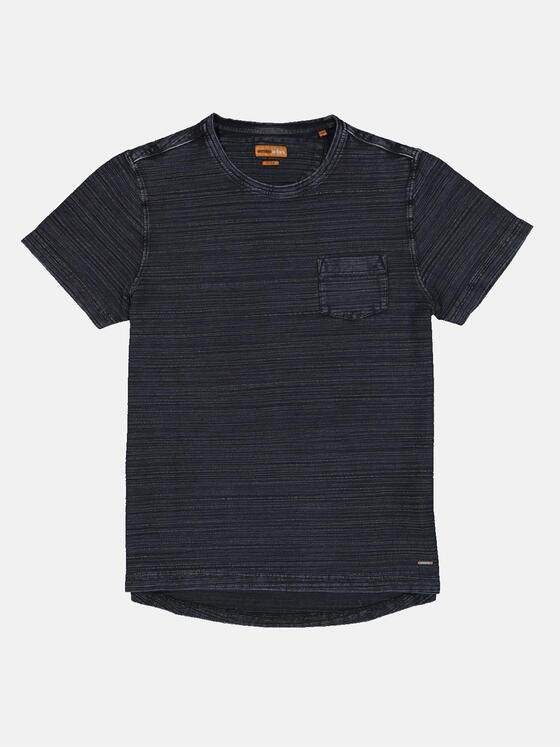 emilio adani Herren T-Shirt gestreift Grau 32705