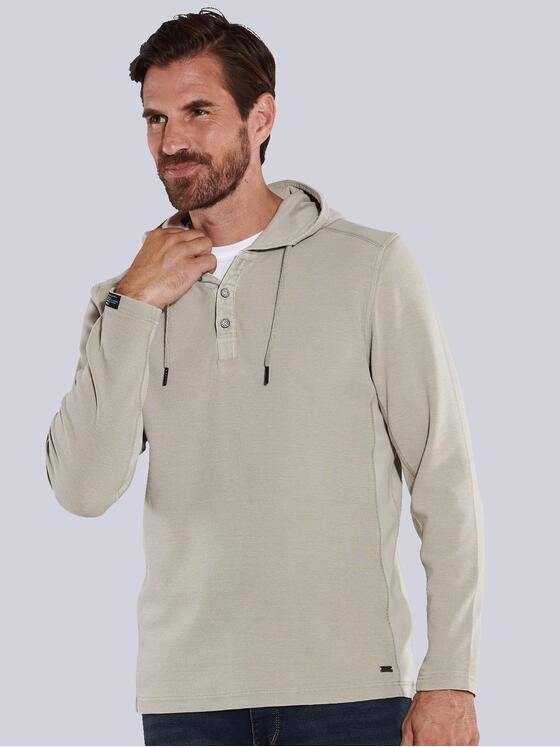 engbers Herren Langarm-Shirt uni Braun 35678
