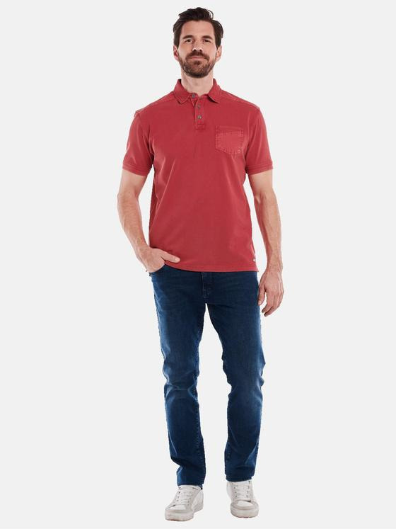 engbers Herren Polo-Shirt regular Signalrot 35069