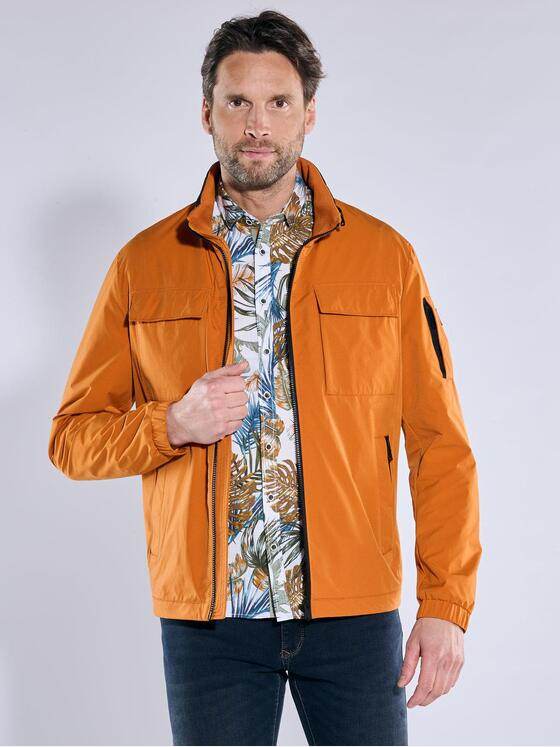 engbers Herren Jacke mit eingelassener Kapuze Orange 38365