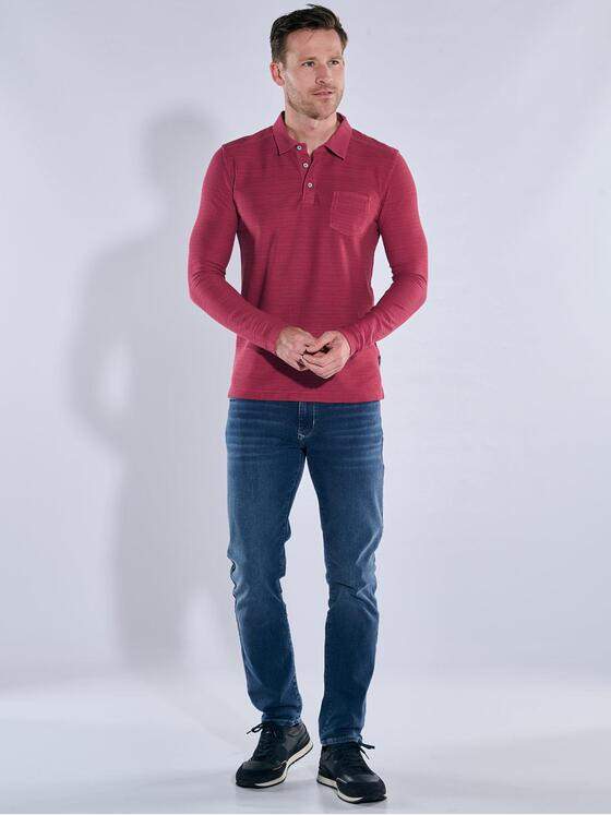 engbers Herren Polo-Shirt meliert Rot 39430