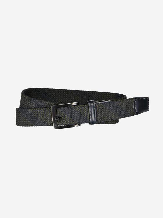 emilio adani Herren Textilgürtel Basic Grau 37882