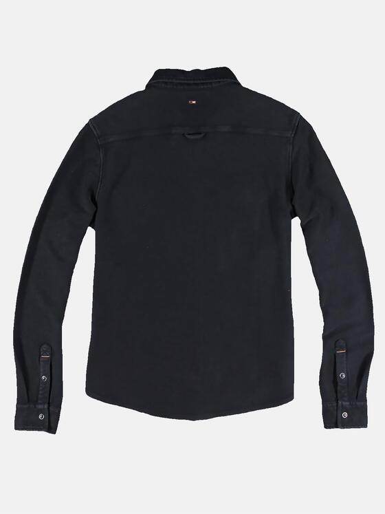 emilio adani Herren Innovatives Langarmhemd Schwarz 30889