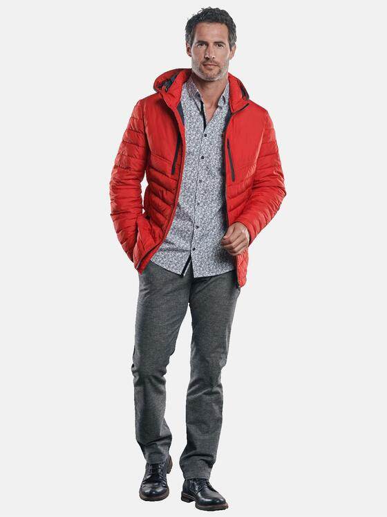 engbers Herren Steppjacke mit abnehmbarer Kapuze Bordeaux 30206