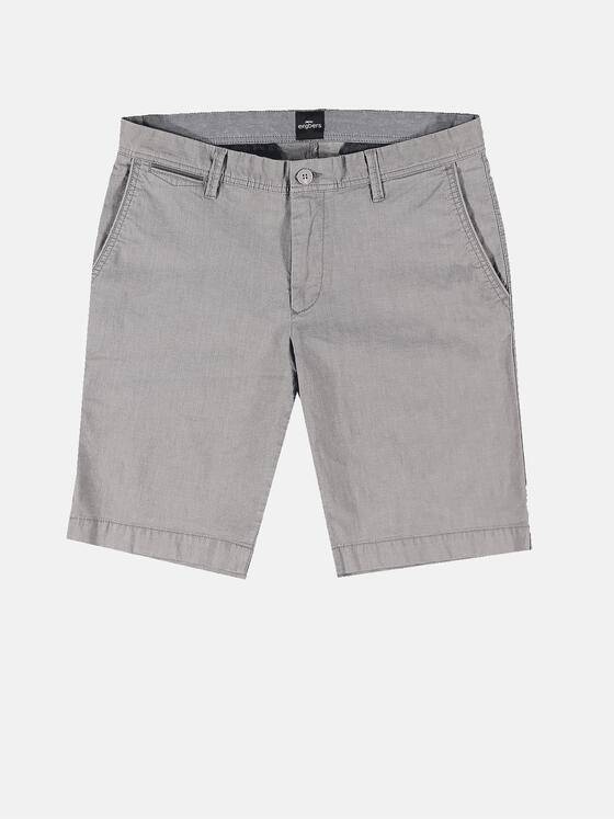 engbers Herren Chino-Short regular Kieselgrau 31596