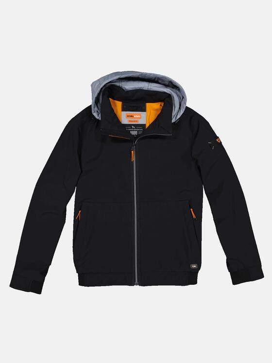 emilio adani Herren Jacke mit abnehmbarer Kapuze Blau 32574
