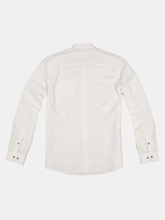 emilio adani Herren Langarm-Hemd gestreift Beige 33241