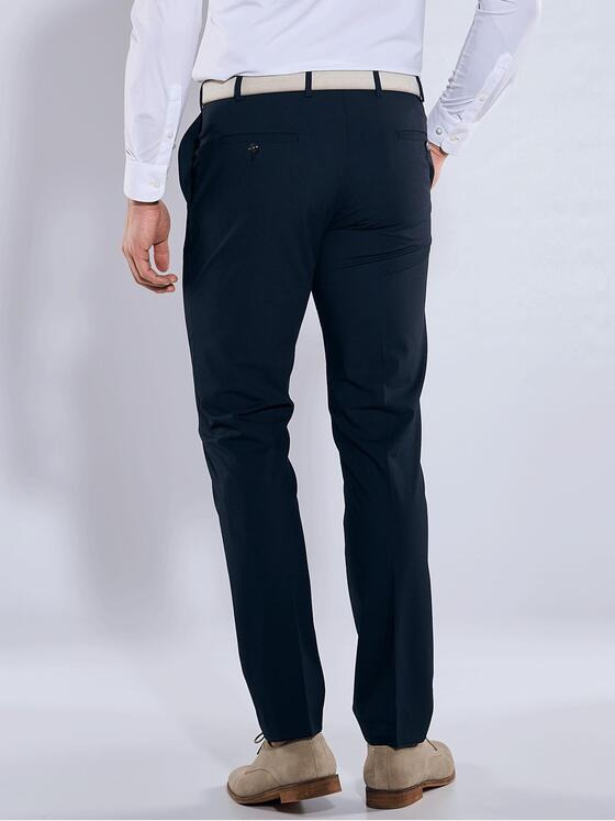emilio adani Herren Anzug-Hose slim fit Blau 36481