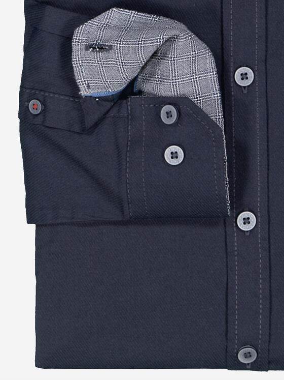 engbers Herren Langarm-Hemd "My Favorite" Blau 36310