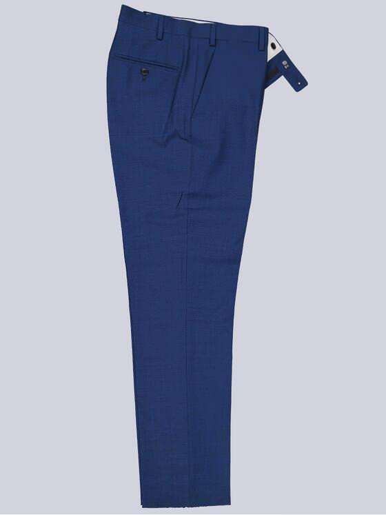 emilio adani Herren Anzug-Hose slim fit Blau 38437