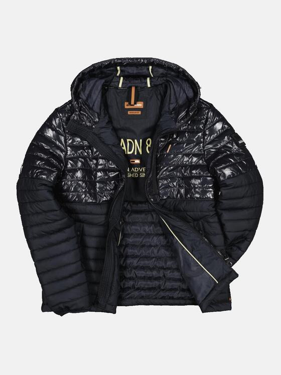 emilio adani Herren Steppjacke leicht glänzend Blau 32565