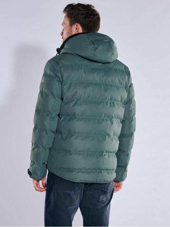 ENGBERS GERMANY Herren Steppjacke mit innovativen Details Grün 37406