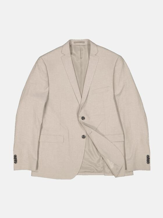 emilio adani Herren Anzug-Sakko slim fit Beige 36536