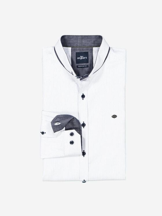 engbers Herren Langarm-Hemd regular Blau 37270