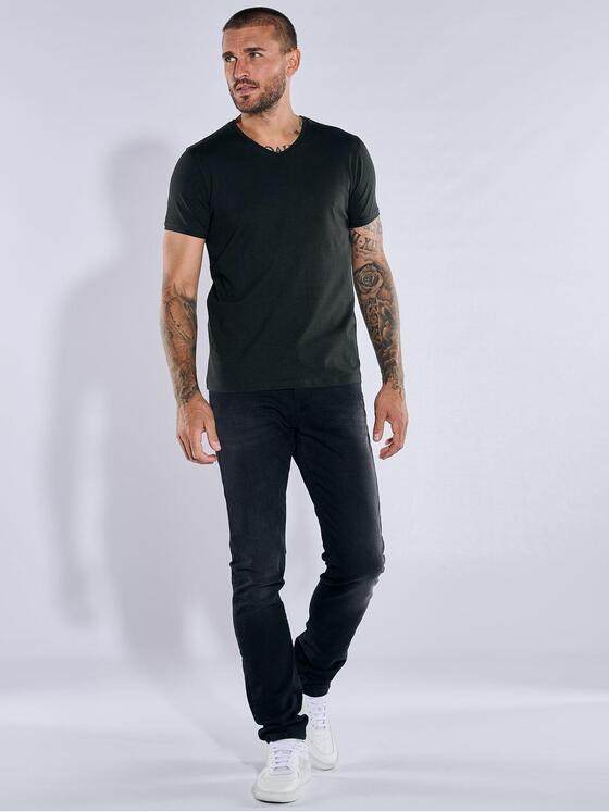 emilio adani Herren Basic-Shirt "My Favorite" Schwarz 36168