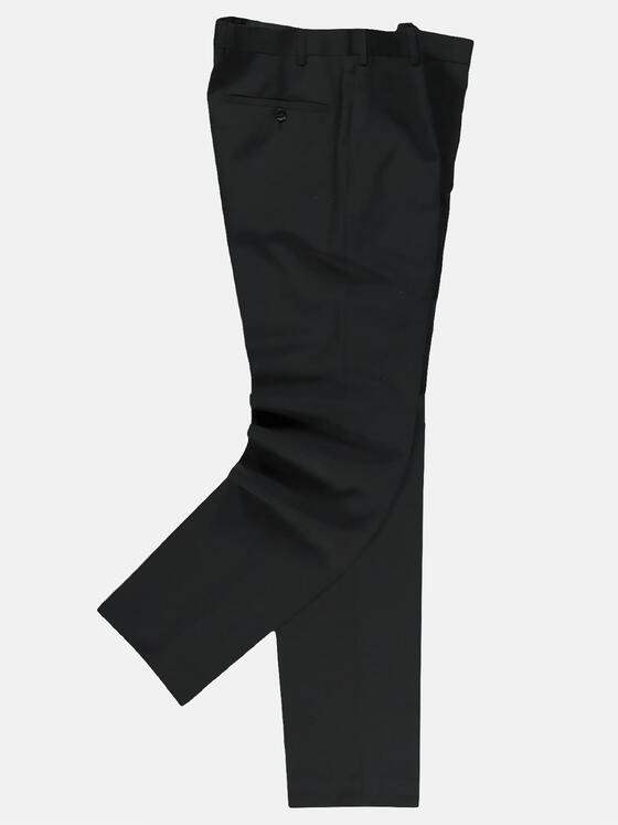 emilio adani Herren Anzughose slim fit Schwarz 28972